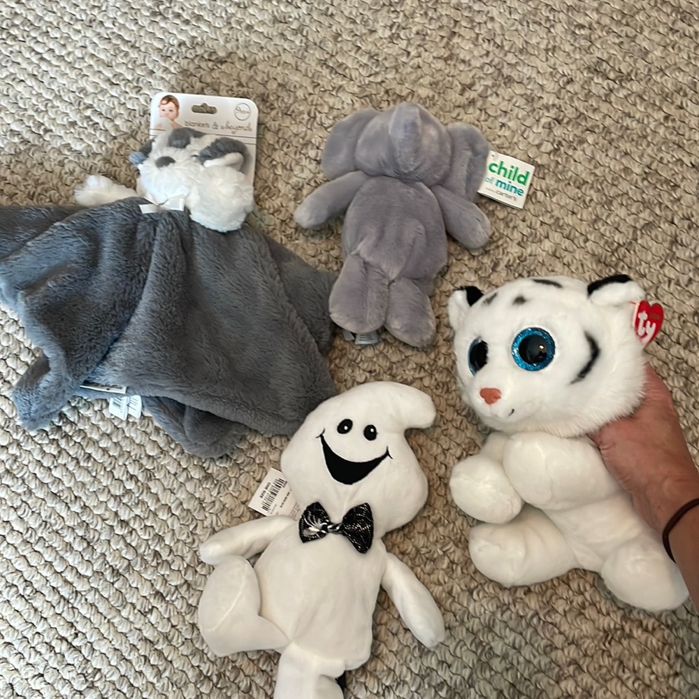 4 NWT stuffed animals